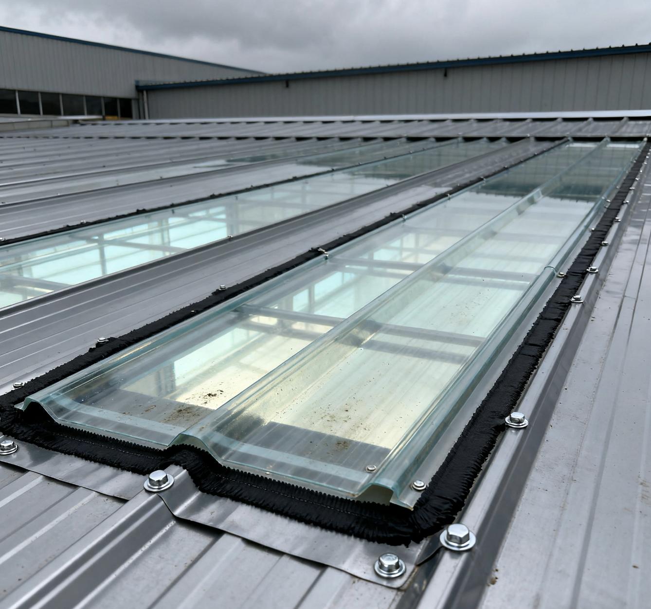 Hidden daylighting tile