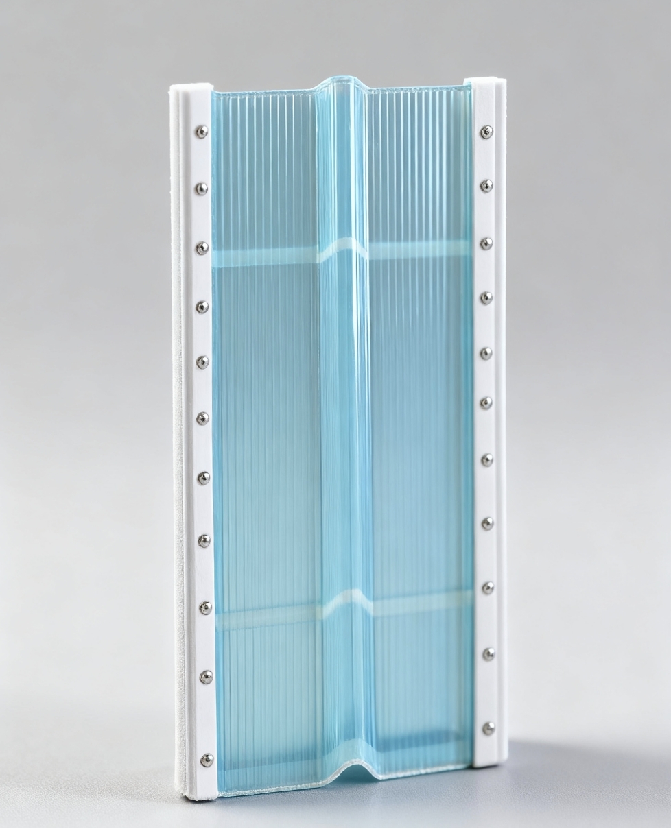 Double layered steel edge skylight tile